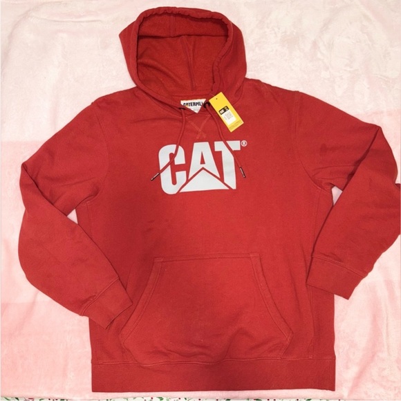 NWT caterpillar cat hoodie women’s size L - Picture 1 of 8